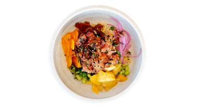 Ahi Tuna Bowl poke bowl at Poke Toki Grand Rapids